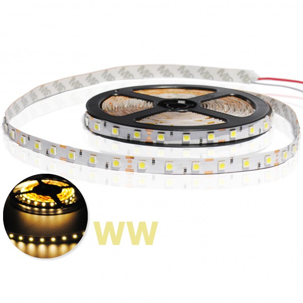 Flexibele LED strip Warm Wit 5050 60 LED/m - Per meter